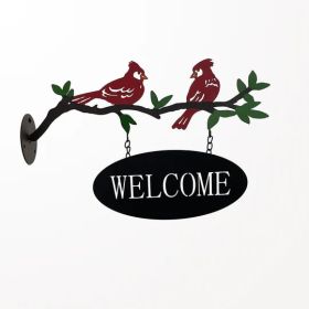Panam Metal Cardinals Welcome Sign