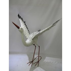 Action Imports  Metal Heron with Wings Open