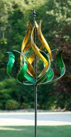 Marshall Home Wind Sculpture-Golden Flame