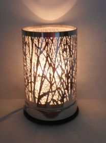 Ace Annison Touch Sensor Lamp - Silver Forest w/Scented Oil Holder