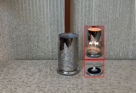 Ace Annison Touch Sensor Lamp - Silver Wildlife