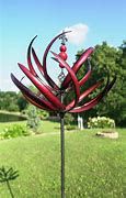 Marshall Home Wind Sculpture-Spring Reeds-Red