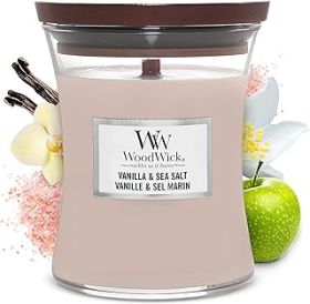 Yankee Candle WoodWick Hourglass Candle - Medium - Vanilla Sea Salt